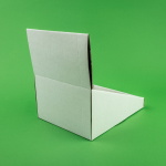 Cutie display 100 buc/set alb 175x220x115 - imagine 2