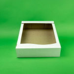 Cutii patiserie 100 buc/set alb 270X220X40 - imagine 2