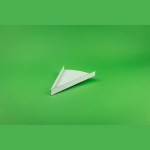 Triunghi pizza 210x150x20 mm 100 buc/set Folie - imagine 2