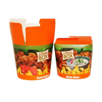 Cutie carton fast food 50/set 16 oz - imagine 3