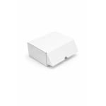 Cutie burger cu separator de cartofi 100 buc/set alb 180x120x80 - imagine 3