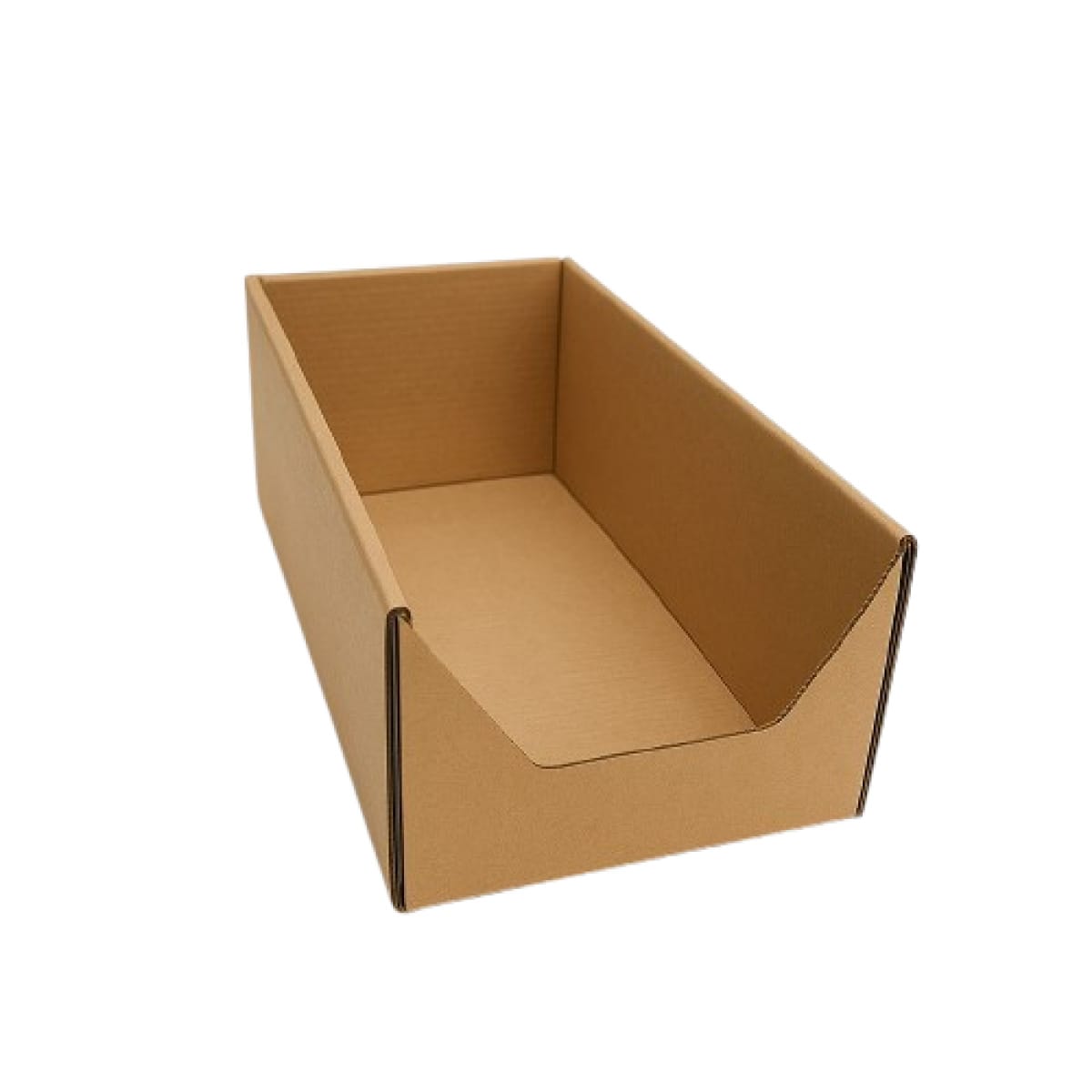 Tavite carton ondulat 50 buc/set natur 180X330X145 mm - imagine 1