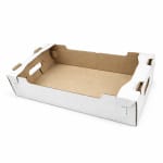 Ladita transport 100 buc/set CO3, alb 400x305x105 mm - imagine 2