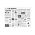 Napron Tava hartie model ziar 30x40 cm 1000 buc bax - Napron Hartie Model Ziar