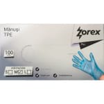 Manusi TPE albastre unica folosinta, M 100 buc/set