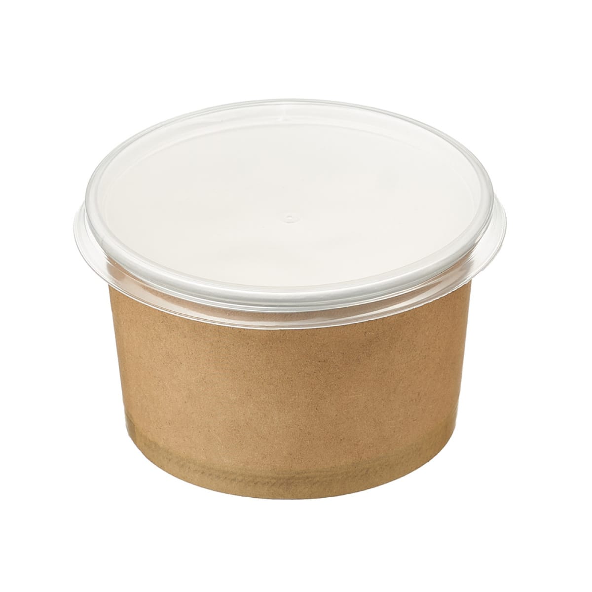 Bol supa kraft cu capac 100 buc/set 16 oz - imagine 1