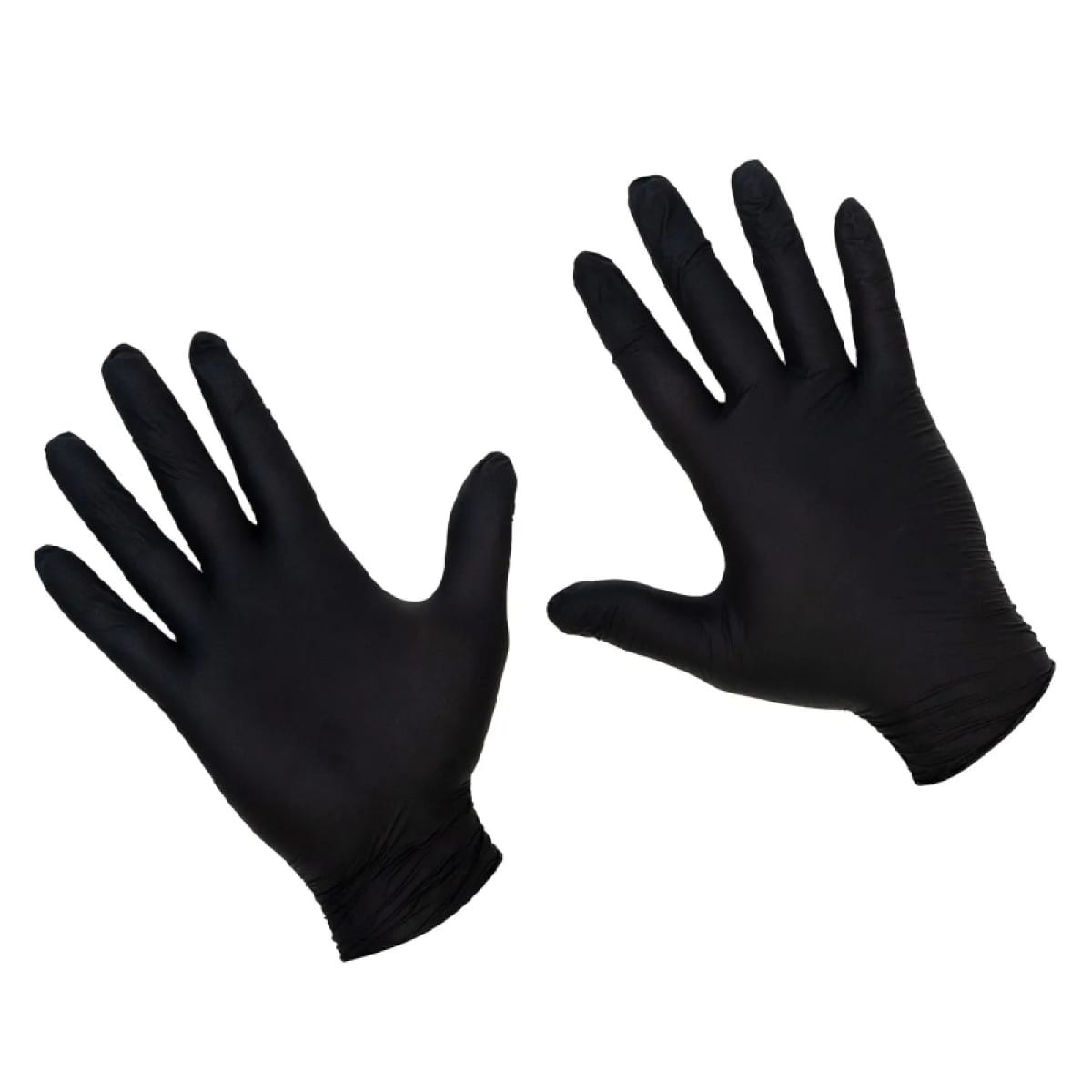 Manusi nitril de unica folosinta, NEGRE S 100 buc/set - imagine 1