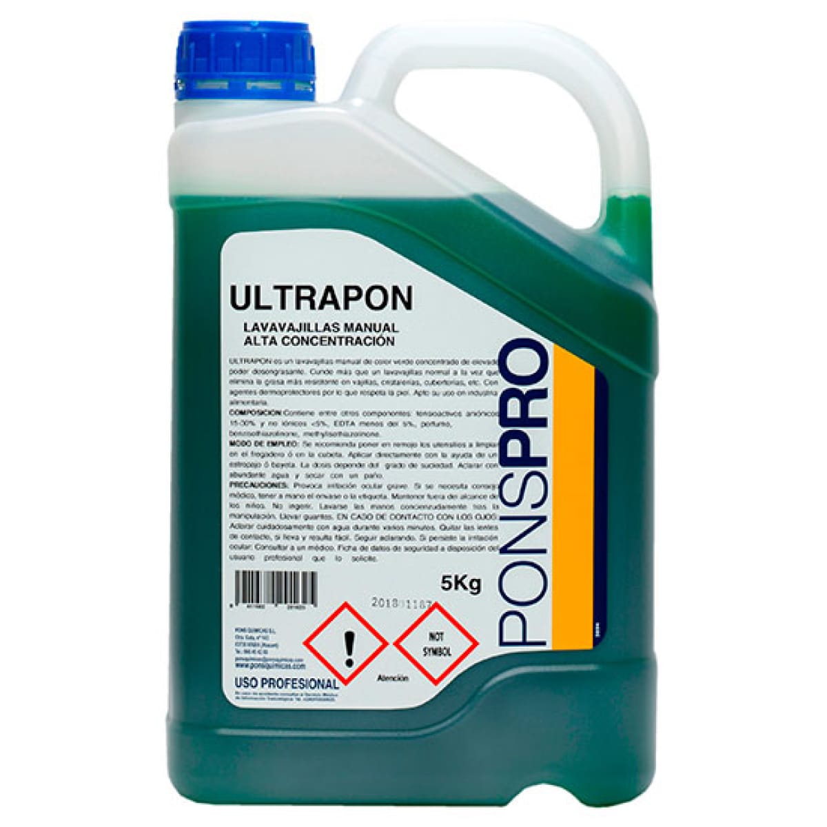 Detergent vase ULTRAPON 5KG - imagine 1