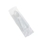 Set lingura alba + servetel reutilizabil  100 buc/set