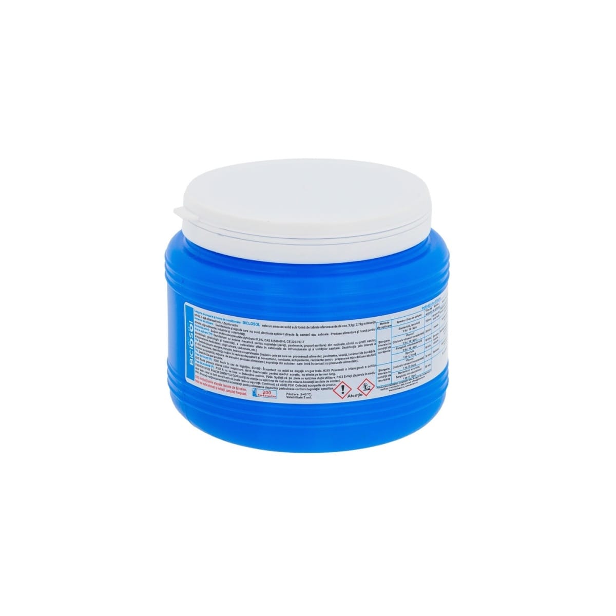 Dezinfectant/Javel Biciosol tablete, 300 pastile / cutie - imagine 1