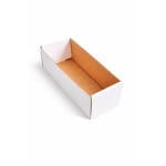 Tavite carton ondulat 100 buc set CO3 alb 300x100x100 mm - Tavite Carton Alb 100 BUC 100 mm - imagine 3