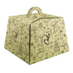 CUTII TORT GENERIC CT3 25 BUC/SET NATUR 300x300x145