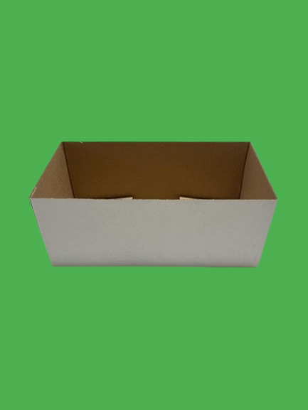 Tavita cu preformare 100 buc/set alb 217x130x90 mm