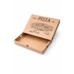 CUTII PIZZA GENERIC CU SERTAR 100 SET NATUR 320X320X40 - Cutii Pizza Naturale Sertar - imagine 2