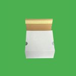 Cutii pentru curierat cu autosigilare alb 155x120x60mm 100 buc/set - imagine 3