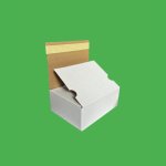 Cutii pentru curierat cu autosigilare alb 155x120x60mm 100 buc/set - imagine 2