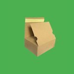 Cutii pentru curierat cu autosigilare natur 155X120X60mm 100 buc/set - imagine 2