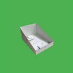 Cutii cu display cu perfor 100 buc/set alb 150x210x105 mm - imagine 2