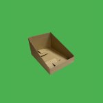 Cutii cu display cu perfor 100 buc/set natur 150X210X105 mm - imagine 2