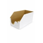Tavita tip display 100 buc set alb 250x170x175 mm - Tavita Carton Display Alb - imagine 2
