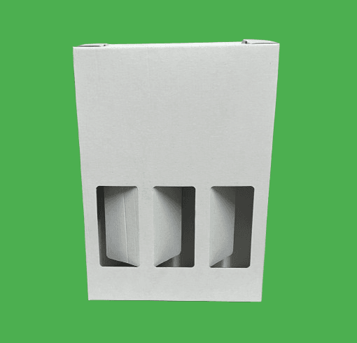 Cutie cadou 3 sticle vin cu maner 235x75x335 mm 50 buc/set folie
