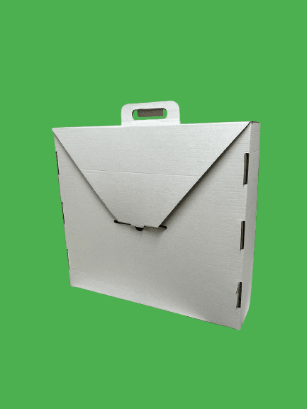 Cutie autoformare tip servieta 50 buc/set alb 450x420x120mm