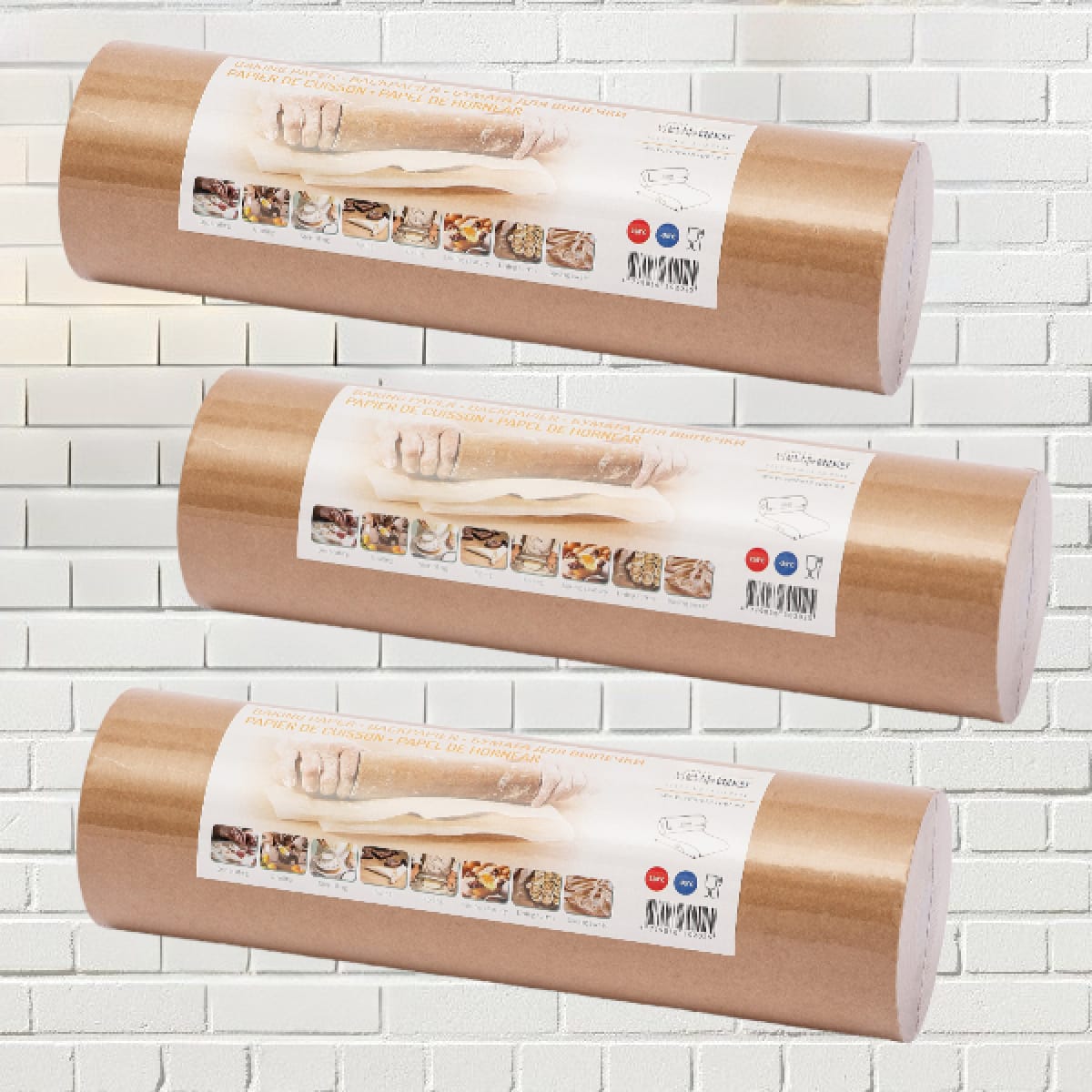 Hartie de copt gold siliconata rola - 38cm x 50m - 1 rola - imagine 1