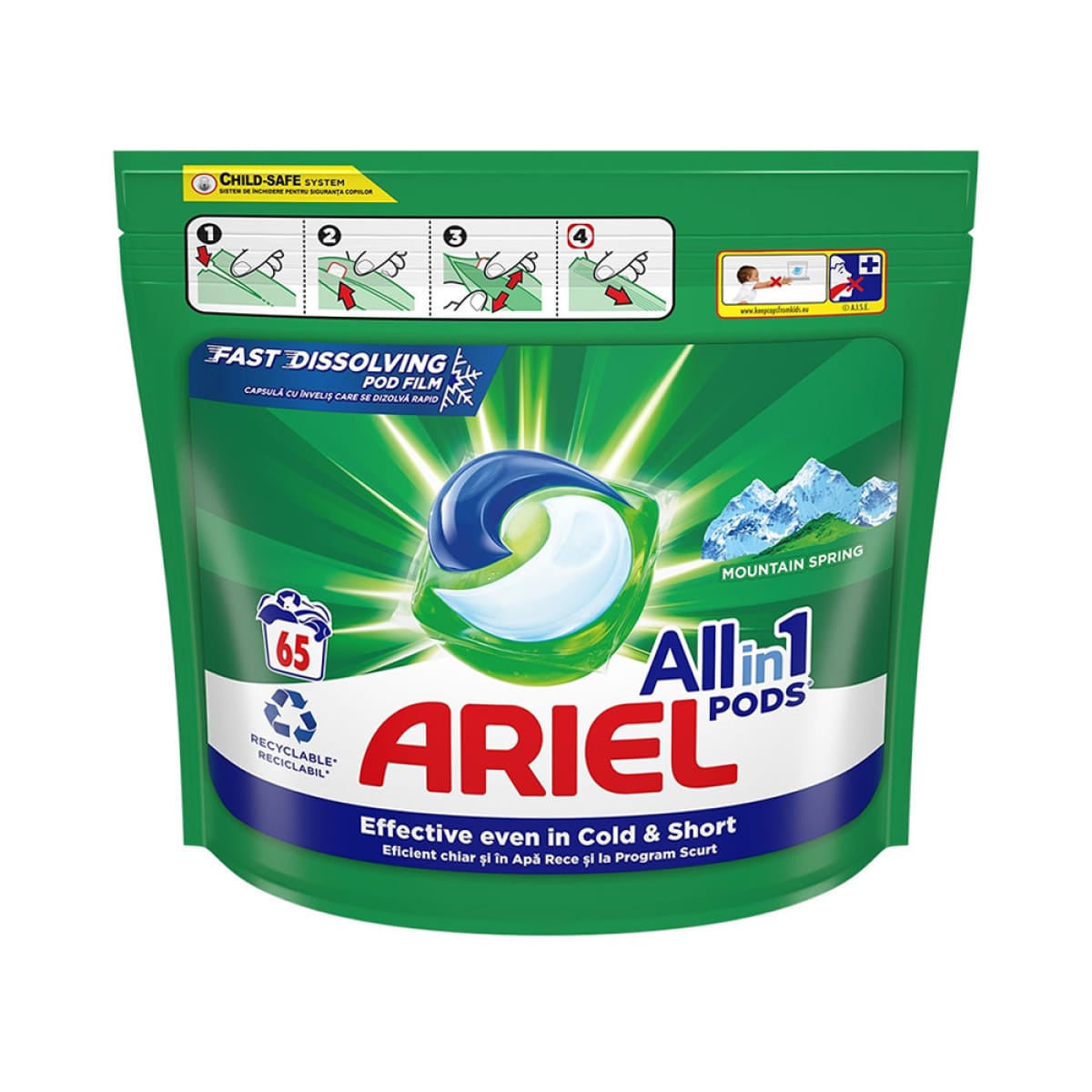Ariel capsule all-in-1 65bucx20.5gr - imagine 1