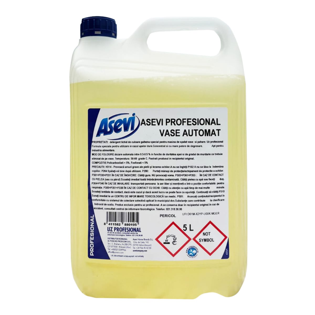 Asv det profesional vase automat 5l - imagine 1