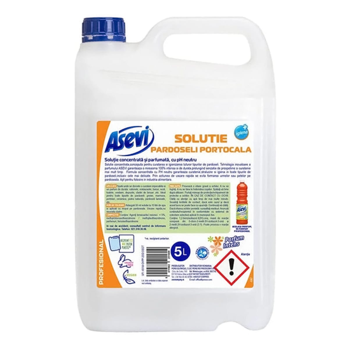Asv det pardoseli asevi portocala 5l - imagine 1