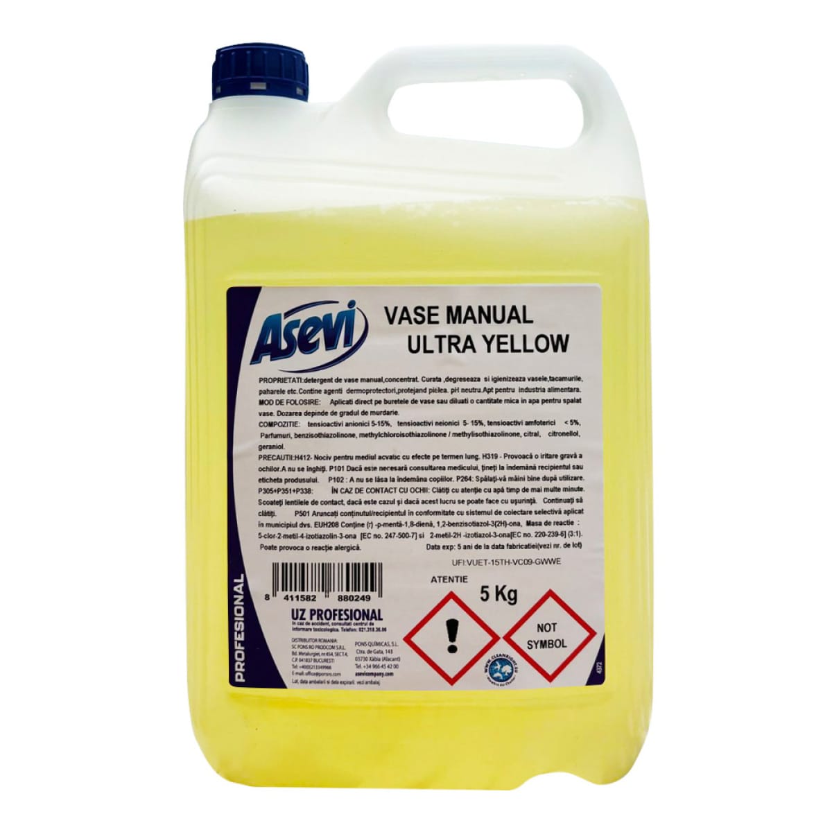 Asv det vase ultra yellow 5kg - imagine 1