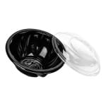 Caserola salata neagra 500gr capac 100 set - Caserola Neagră Cu Capac