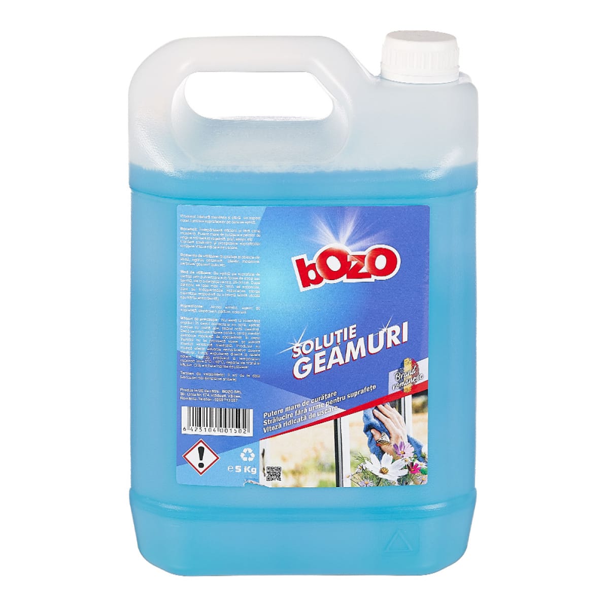 Bozo solutie geam prof. 5kg - imagine 1