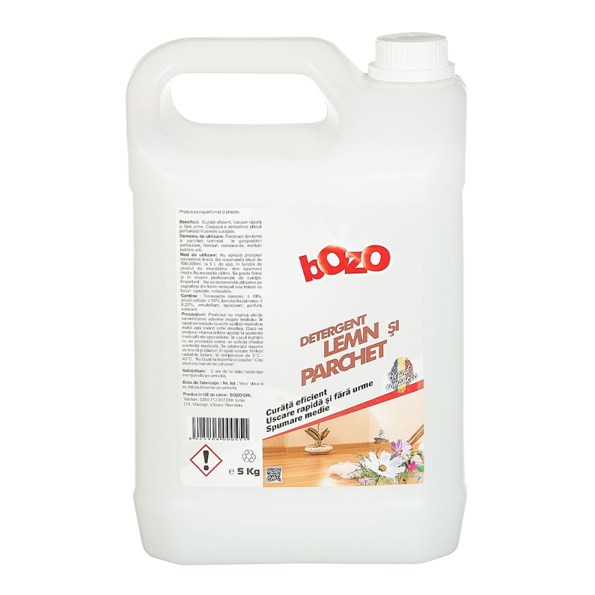 Bozo lemn parchet extra 5kg - imagine 1