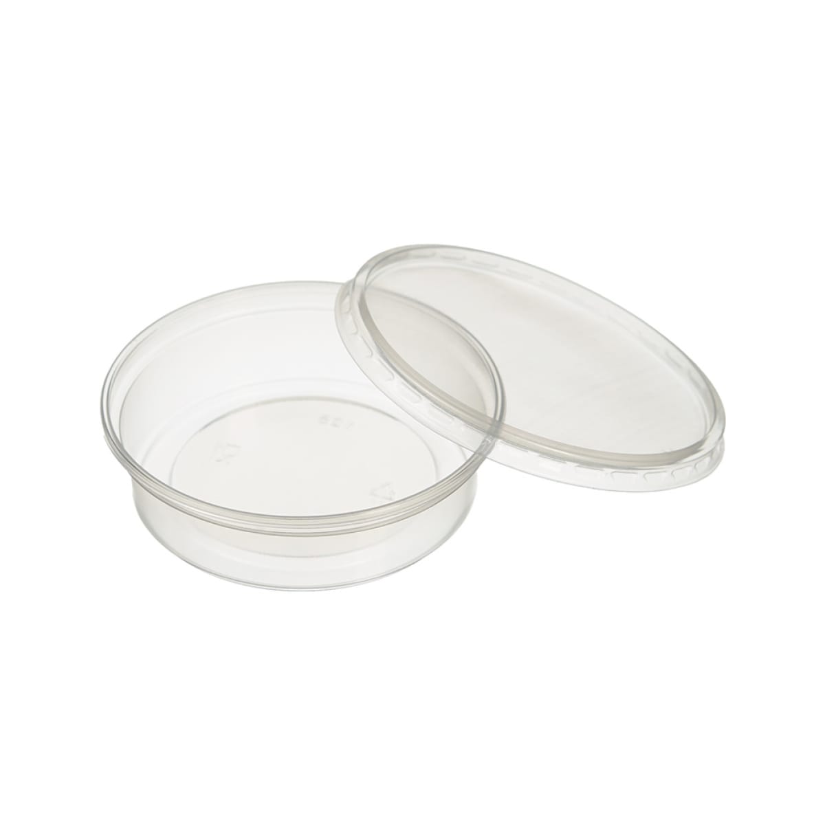 Cupa pt. sos 125 ml rotunda 100/set (+cap) - imagine 2