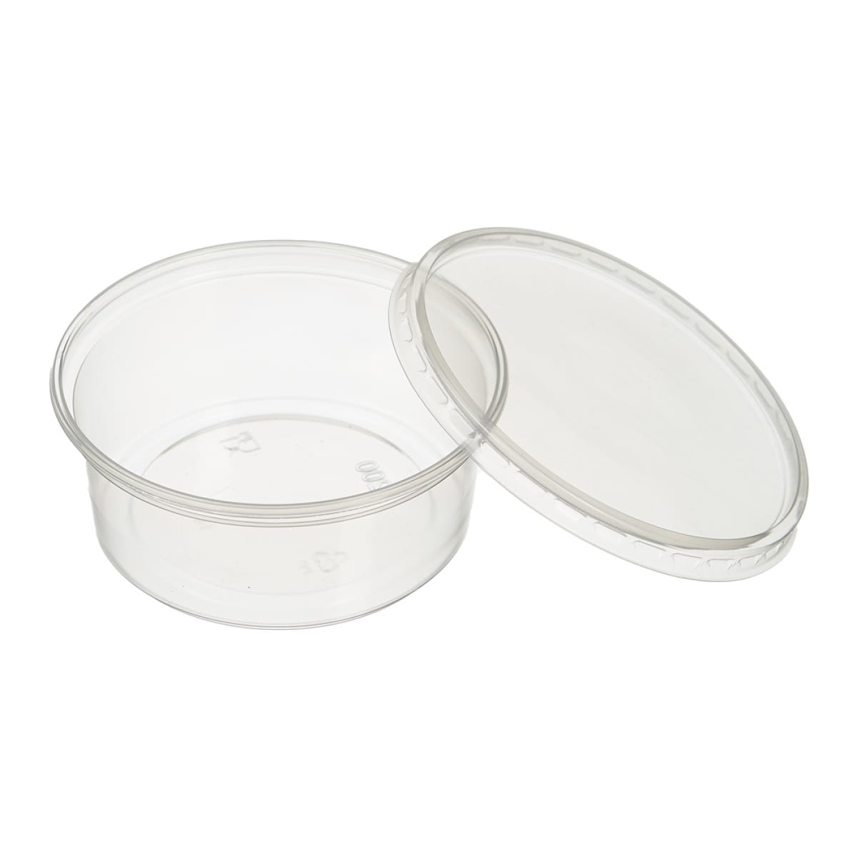 Cupa pt. sos 200 ml rotunda 100/set (+cap) - imagine 2