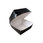 Cutie hamburger box mare 100 set negru - Cutie Hamburger Mare Neagră