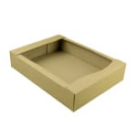 Cutii patiserie 100 buc/set natur 270X220X40