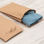 Plic din hartie kraft 100gr, 5 dimensiuni disponibile - 18x42+10+flap - 200 buc.