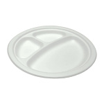 Farfurii bio tricomp. 26cm 50 set - Farfurii Bio Tricompartmentale