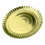 Farfurii carton r4 aur 100 set 33cm - Farfurii Carton Aurii 100 Buc