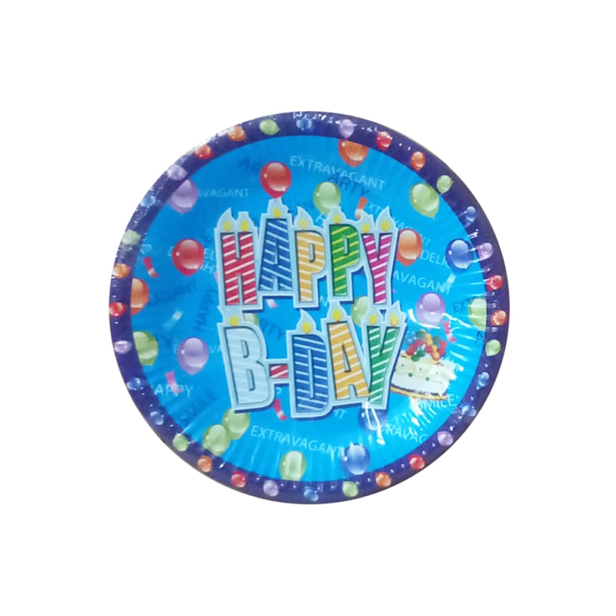 Farfurii happy b-day 23cm 10/set - imagine 1