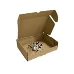 Cutie autoformare cu element de protectie produse fragile 100 buc/set natur 225x165x65 mm