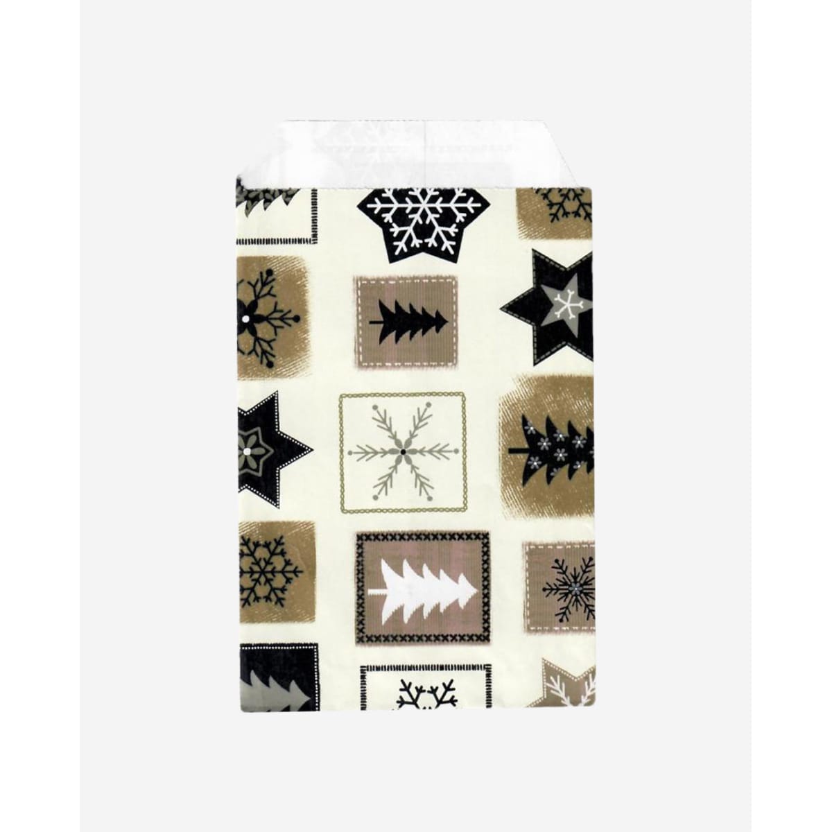 Punga mercerie motive sarbatori - 9x15 cm - lwc alb 80gr/m2 - 250 buc - imagine 1