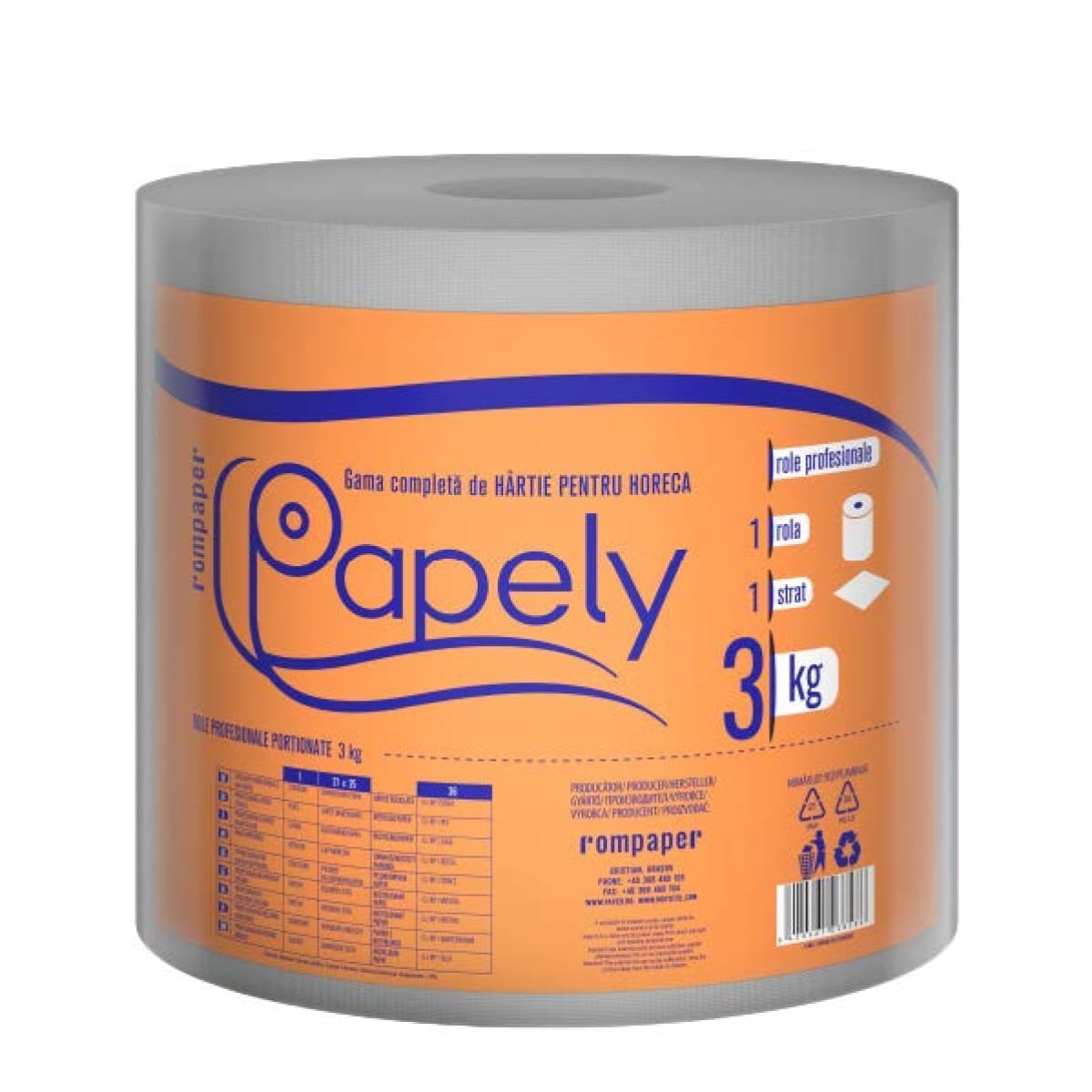 Rola 1 strat 3kg Papely deink - imagine 1