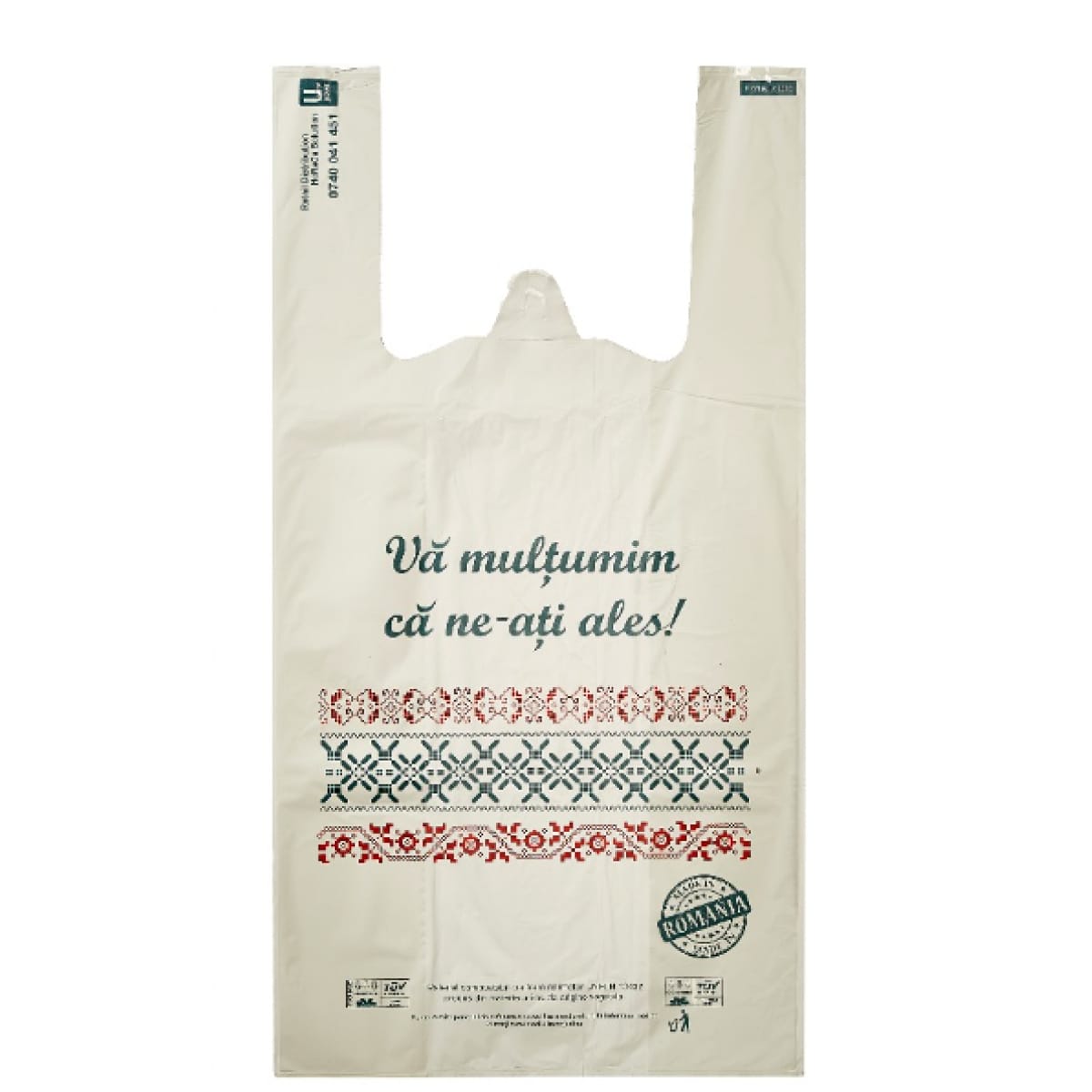 Sacosa bio "ultra traditional" 28x54 8kg. 100 buc/set - imagine 1