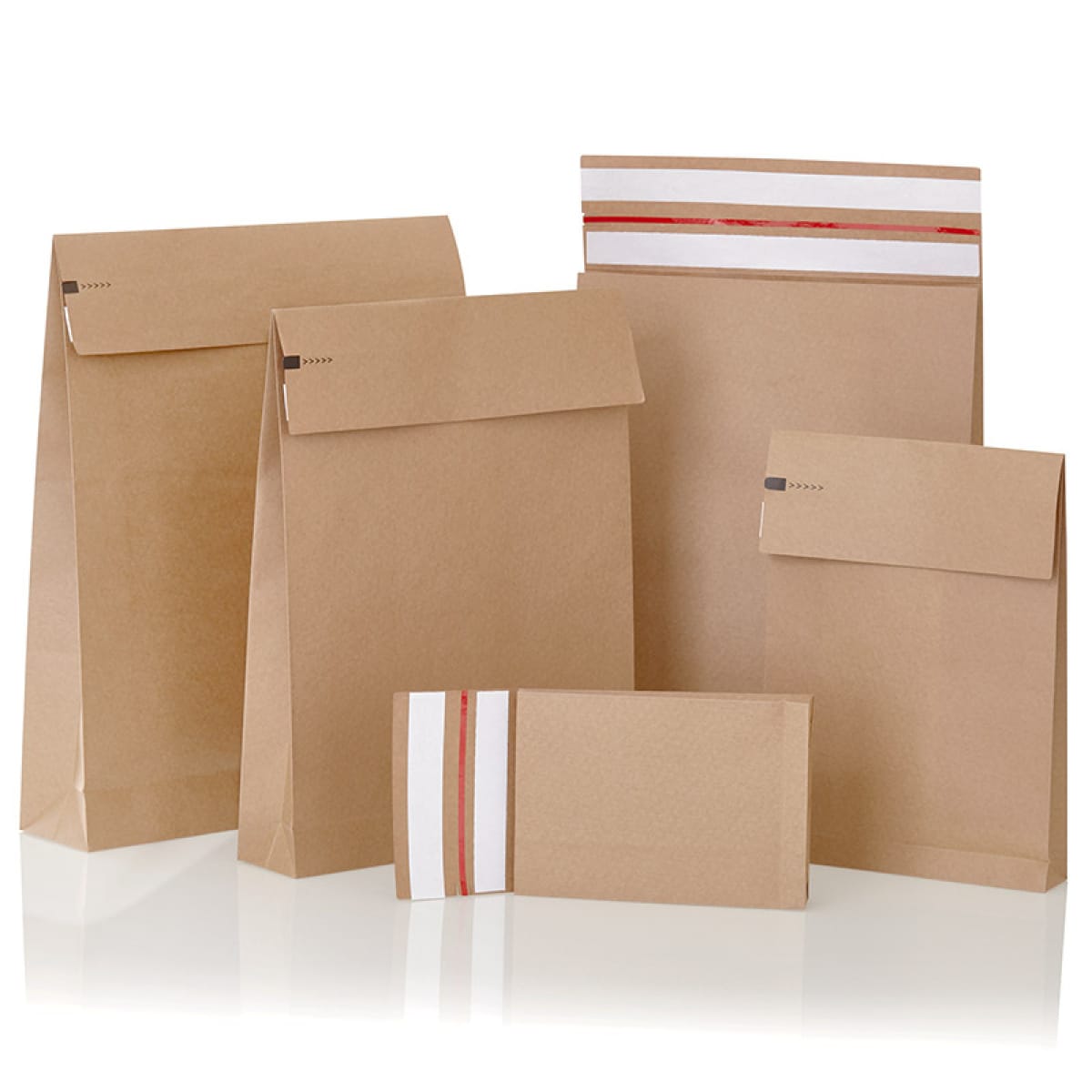 Plic din hartie kraft 120gr, Premium - 450x350x120mm - 50 buc - imagine 1