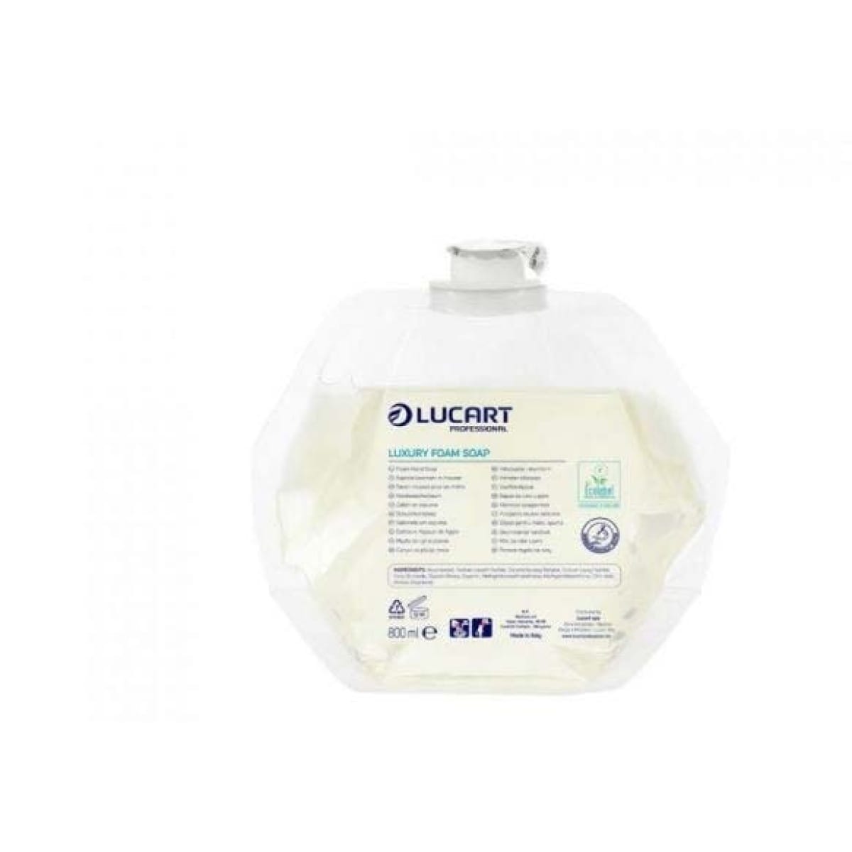 Sapun spuma "lucart" identity confort 800ml - imagine 1