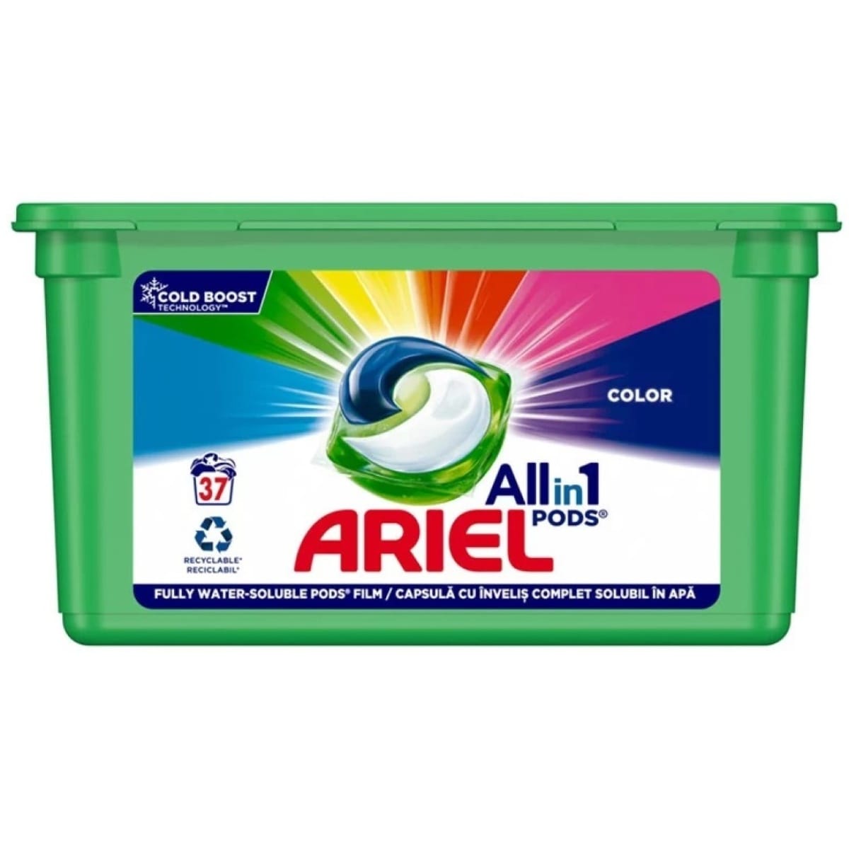 Ariel gel pods caps 37x23.8g color - imagine 1