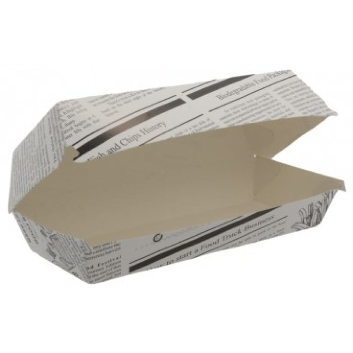 Cutie carton panini ziar 195x75 100/set - imagine 1